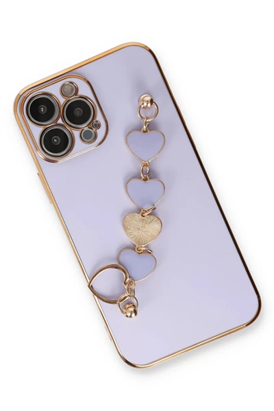 Apple iPhone 14 Pro Kılıf Esila Silikon - Lila
