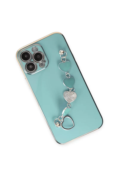 Apple iPhone 14 Pro Kılıf Esila Silikon - Su Yeşili