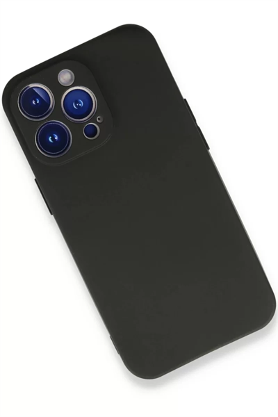 Apple iPhone 14 Pro Kılıf First Silikon - Siyah