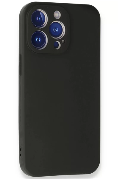 Apple iPhone 14 Pro Kılıf First Silikon - Siyah