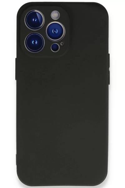 Apple iPhone 14 Pro Kılıf First Silikon - Siyah