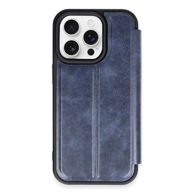 Apple iPhone 14 Pro Kılıf Flip Cover - Lacivert