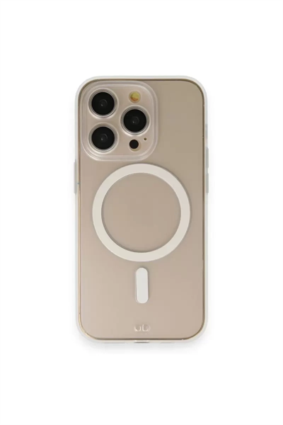 Apple iPhone 14 Pro Kılıf Grand Magneticsafe Kapak - Şeffaf