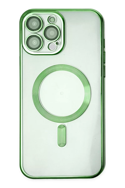 Apple iPhone 14 Pro Kılıf Kross Magneticsafe Kapak - Koyu Yeşil
