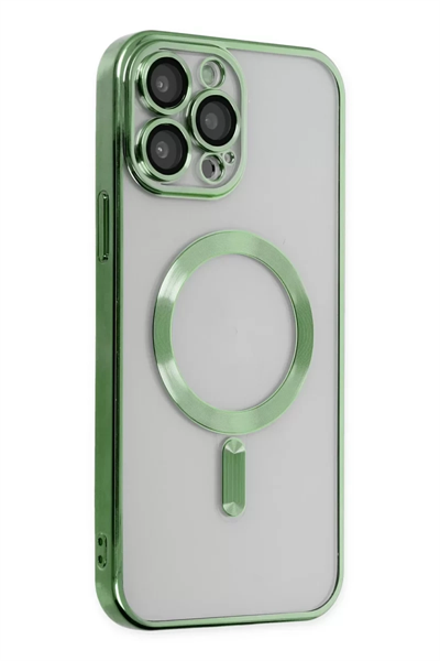 Apple iPhone 14 Pro Kılıf Kross Magneticsafe Kapak - Koyu Yeşil