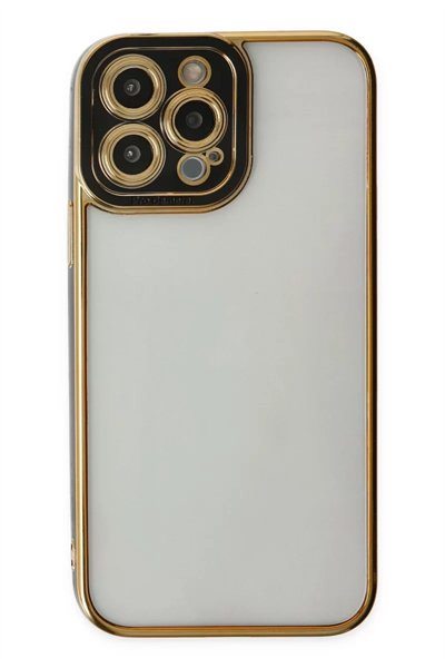 Apple iPhone 14 Pro Kılıf Liva Lens Silikon - Siyah