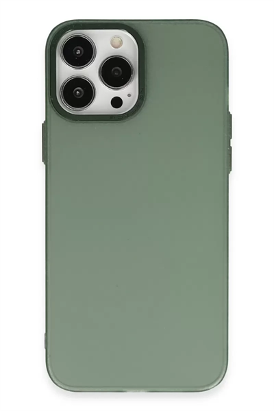 Apple iPhone 14 Pro Kılıf Modos Metal Kapak - Koyu Yeşil