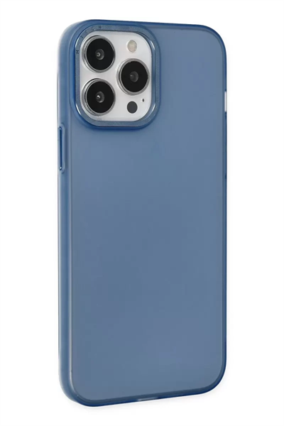 Apple iPhone 14 Pro Kılıf Modos Metal Kapak - Lacivert