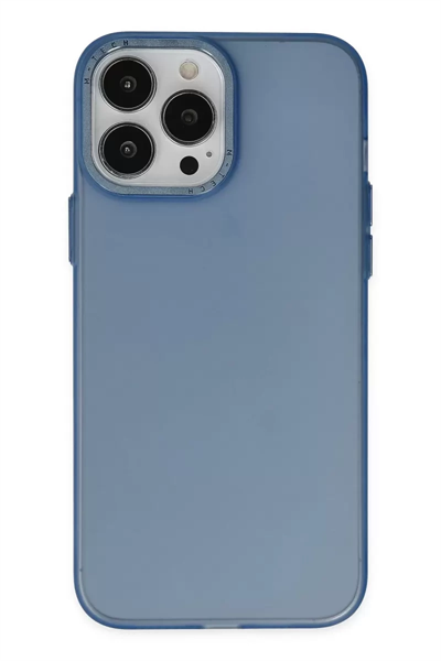 Apple iPhone 14 Pro Kılıf Modos Metal Kapak - Lacivert