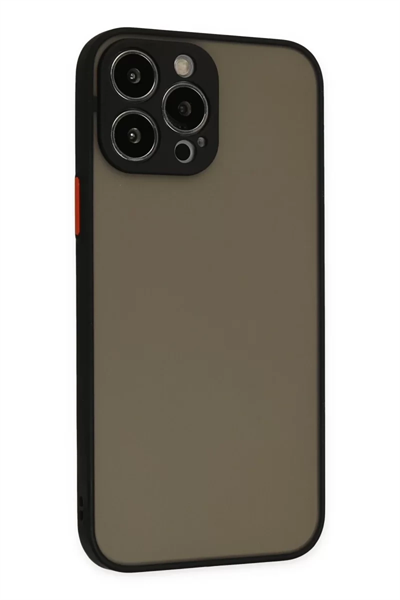 Apple iPhone 14 Pro Kılıf Montreal Silikon Kapak - Siyah