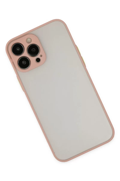 Apple iPhone 14 Pro Kılıf Montreal Silikon Kapak - Pembe