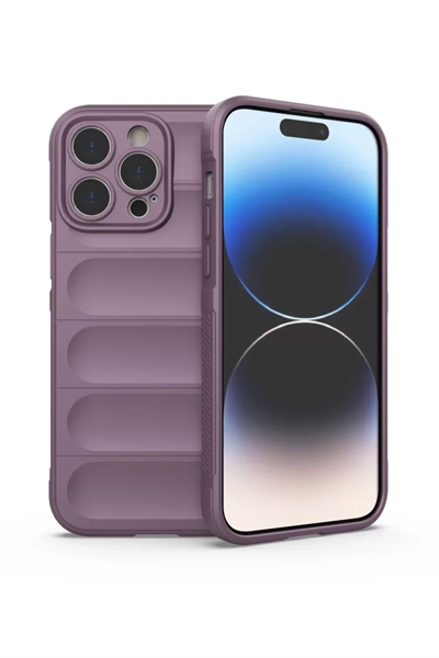 Apple iPhone 14 Pro Kılıf Optimum Silikon - Mor