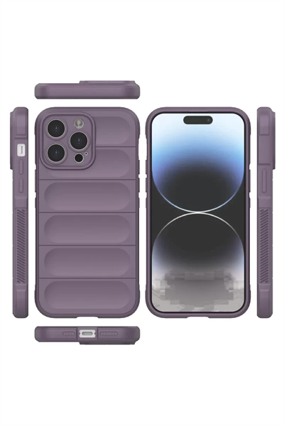 Apple iPhone 14 Pro Kılıf Optimum Silikon - Mor