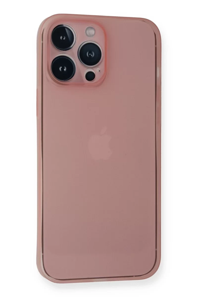 Apple iPhone 14 Pro Kılıf PP Ultra İnce Kapak - Pembe