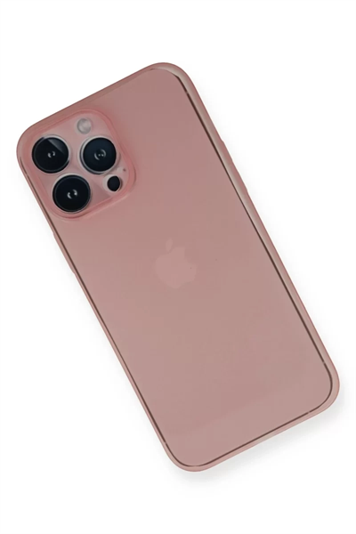 Apple iPhone 14 Pro Kılıf PP Ultra İnce Kapak - Pembe