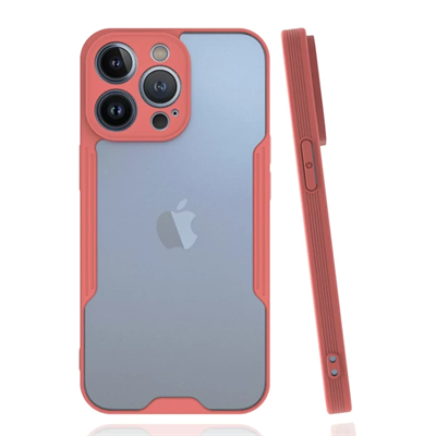 Apple iPhone 14 Pro Kılıf Platin Silikon - Pembe