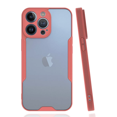 Apple iPhone 14 Pro Kılıf Platin Silikon - Pembe
