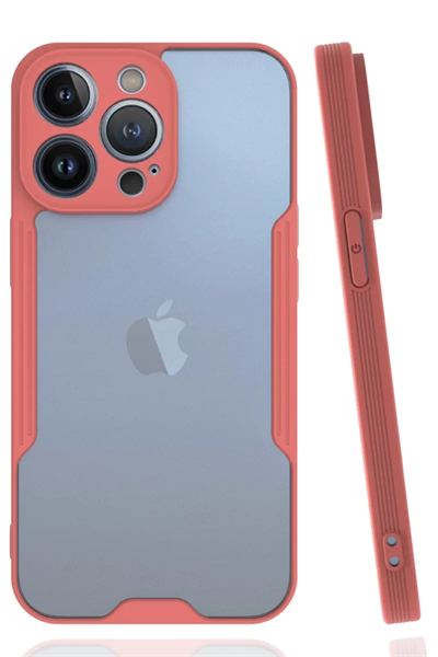 Apple iPhone 14 Pro Kılıf Platin Silikon - Pembe