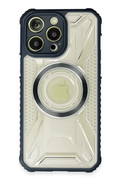 Apple iPhone 14 Pro Kılıf Prag Magneticsafe Kapak - Lacivert