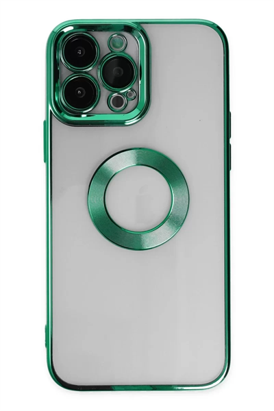 Apple iPhone 14 Pro Kılıf Slot Silikon - Köknar Yeşili