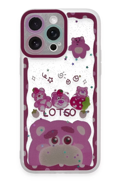 Apple iPhone 14 Pro Kılıf Sweet Desenli Silikon Kapak - Pembe