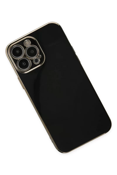 Apple iPhone 14 Pro Kılıf Volet Silikon - Siyah