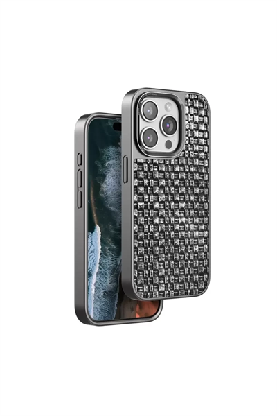 Apple iPhone 14 Pro Max Brand Kapak - Gümüş
