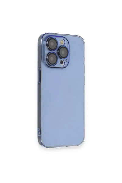 Apple iPhone 14 Pro Max Kılıf Armada Lensli Kapak - Sierra Blue