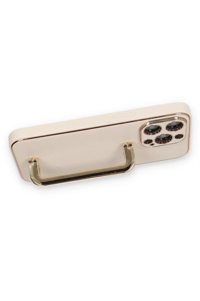 Apple iPhone 14 Pro Max Kılıf Coco Elit Kapak - Gold