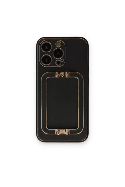Apple iPhone 14 Pro Max Kılıf Coco Elit Kapak - Siyah