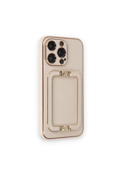 Apple iPhone 14 Pro Max Kılıf Coco Elit Kapak - Gold