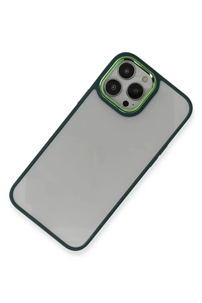 Apple iPhone 14 Pro Max Kılıf Dora Kapak - Haki Yeşil