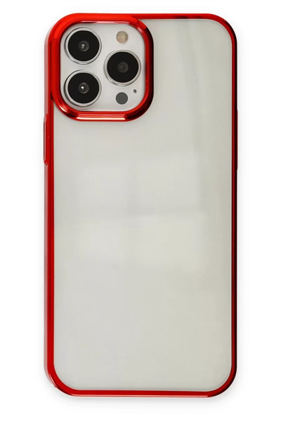 Apple iPhone 14 Pro Max Kılıf Element Silikon - Kırmızı