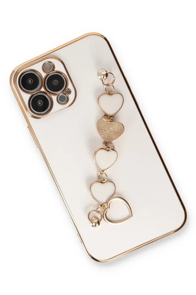 Apple iPhone 14 Pro Max Kılıf Esila Silikon - Beyaz