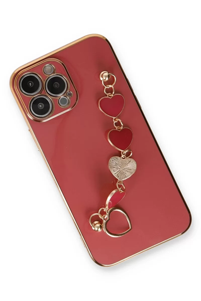Apple iPhone 14 Pro Max Kılıf Esila Silikon - Kırmızı