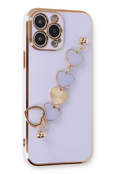 Apple iPhone 14 Pro Max Kılıf Esila Silikon - Lila