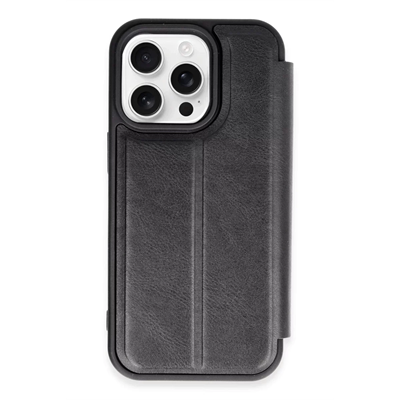 Apple iPhone 14 Pro Max Kılıf Flip Cover - Siyah