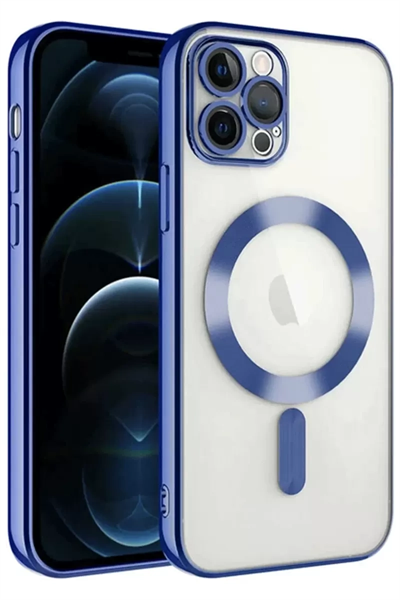 Apple iPhone 14 Pro Max Kılıf Kross Magneticsafe Kapak - Lacivert