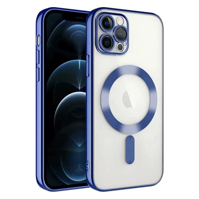 Apple iPhone 14 Pro Max Kılıf Kross Magneticsafe Kapak - Lacivert
