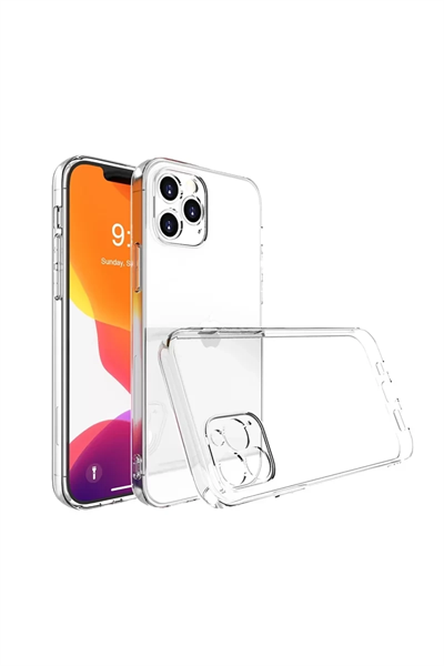 Apple iPhone 14 Pro Max Kılıf Lüx Şeffaf Silikon