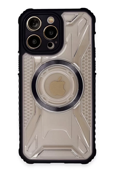 Apple iPhone 14 Pro Max Kılıf Prag Magneticsafe Kapak - Siyah