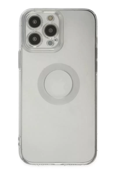 Apple iPhone 14 Pro Max Kılıf Santa Lens Silikon - Şeffaf