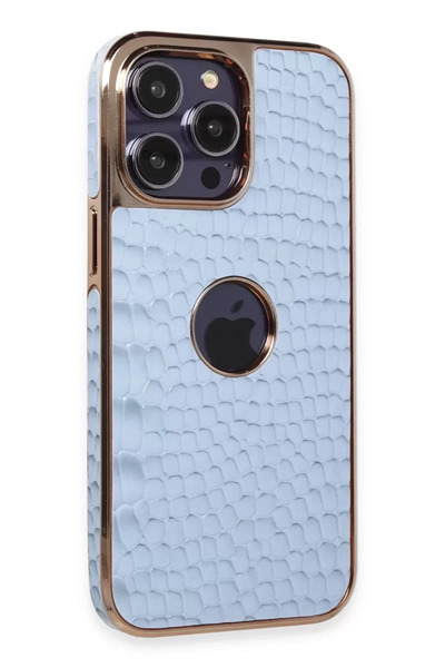 Apple iPhone 14 Pro Max Kılıf Snake Kapak - Sierra Blue