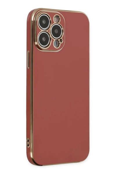 Apple iPhone 14 Pro Max Kılıf Volet Silikon - Kırmızı
