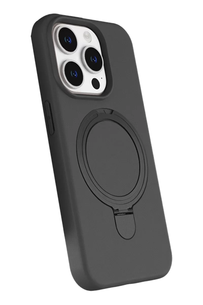 Apple iPhone 14 Pro Max Regal Magsafe Standlı Kapak - Titan Gri