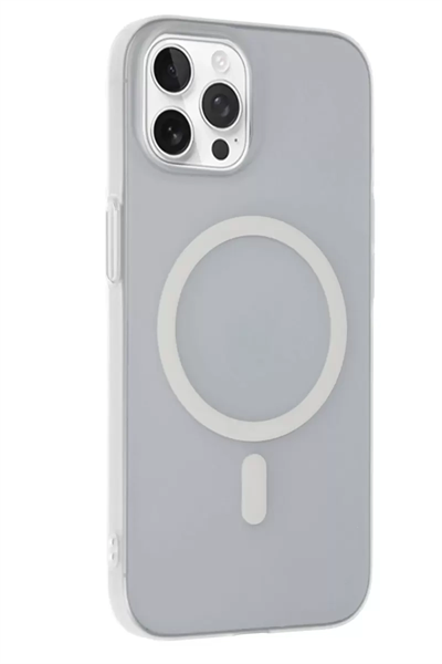 Apple iPhone 14 Pro Max Tuna PC Slim Magsafe Kapak - Şeffaf
