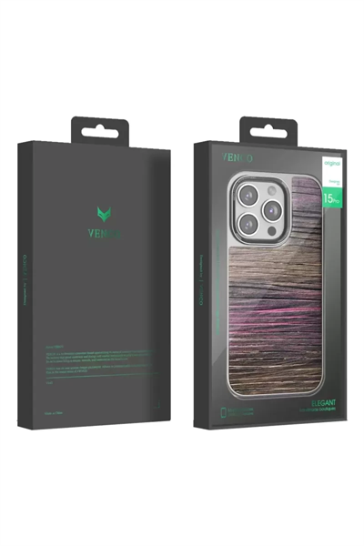 Apple iPhone 14 Pro Wave Kapak - Koyu Kahve