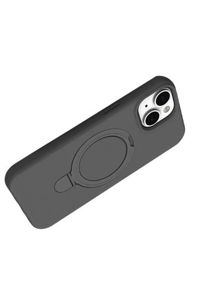 Apple iPhone 14 Regal Magsafe Standlı Kapak - Titan Gri