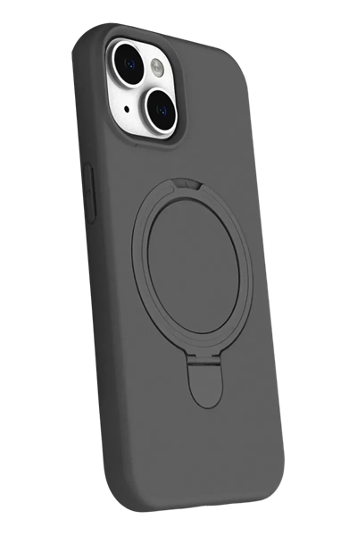 Apple iPhone 14 Regal Magsafe Standlı Kapak - Titan Gri