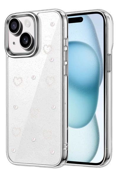 Apple iPhone 15 Fiyonk Desenli Kapak - Desen 10